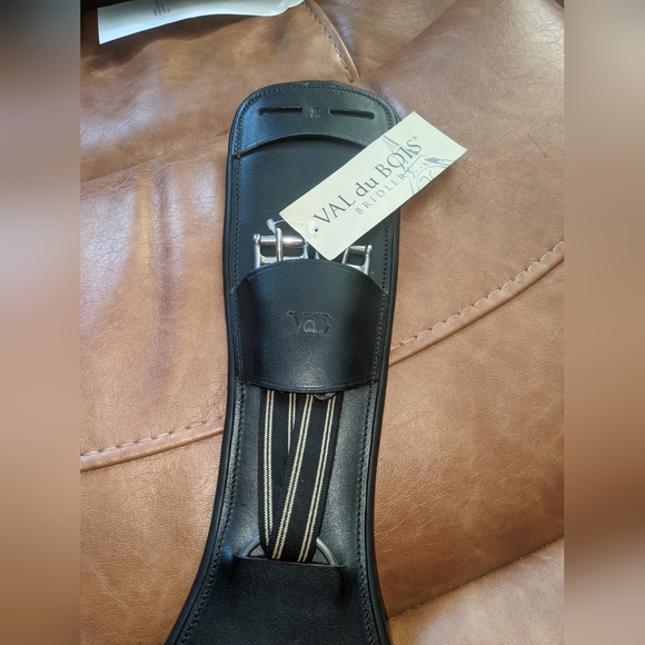 Val du Bois Equalizer short girth black,26" and 28" new horse dressage cinch - Picture 3 of 4